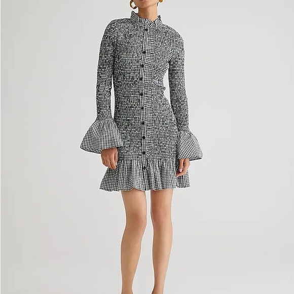 J.Crew smocked cotton dress - Picture 1 of 6